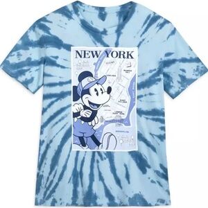 Disney Mikey Mouse ‘New York’ Blue Tie-Dye T-Shirt